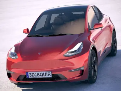 Tesla Model Y 2021 3D model