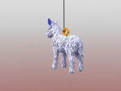 Pinata Unicorn 3D model
