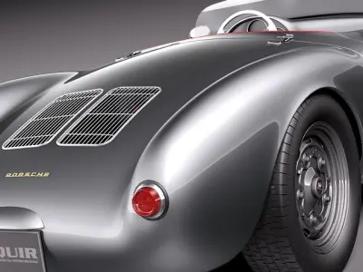 Porsche Spyder 550 1955- 3D model
