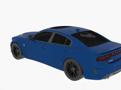 Dodge Charger SRT Hellcat 2020 3D model