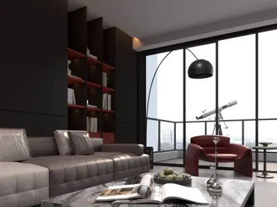 Office Luxury Interior Scene-63  3D model