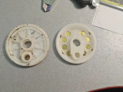 Rear wiper motor gear Volvo V70 Mk2 XC70 3D print model