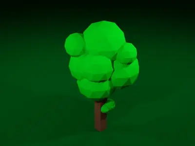 A house in the forest 3D model