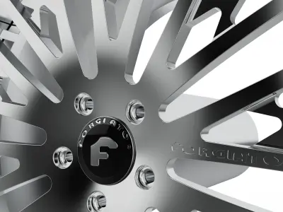 forgiato Cravatta-ECL wheel 3d print model 3D print model