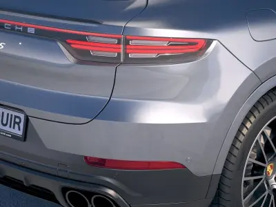Porsche Cayenne S Coupe 2020 3D model