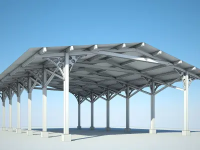 Old Shelter 3D model