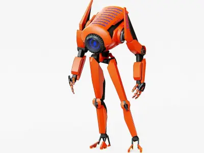ANDROID MO Rigged for Unreal Engine - Unity - MIXAMO 3D model