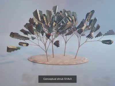 Conceptual shrubs Collection S1