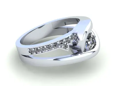 Man Ring 373 3D print model