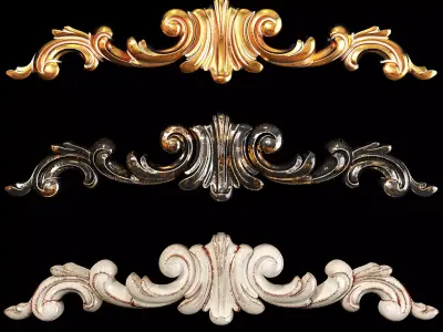 Classic carved 024 3D model