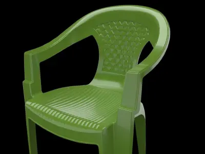 plastic chair 3D model