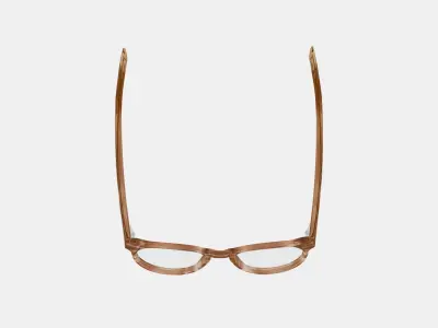 Percey Eyeglasses in Chestnut Crystal 3D model