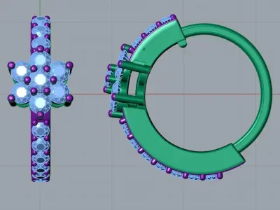 Kalindi Nose Ring  3D print model