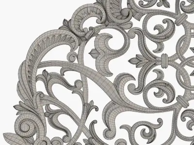 Arabic decor CNC  3D model