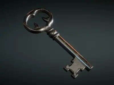Old Keys Low-poly 3D model