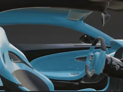 Bugatti Divo VR 3D model