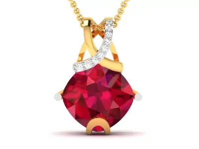 Women Pendant 3dm STL OBJ FBX Render Details 3D print model 15