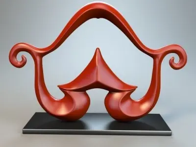 Abstract Figure 3D model 22