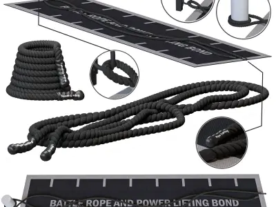 Battle Rope 3D model