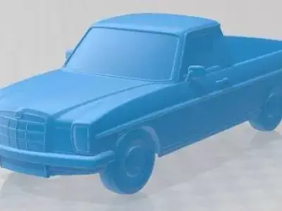 Mercedes Benz 220D W115 Pick Up 1972 Printable Car 3D print model