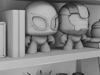 Decorative set for children 3D model
