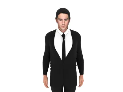 Dusan Vlahovic Low-poly 3D model