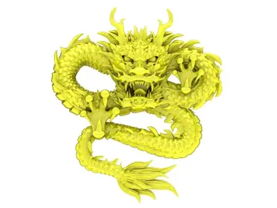 Chinese Dragon Jewelry Model  4772 3D print model