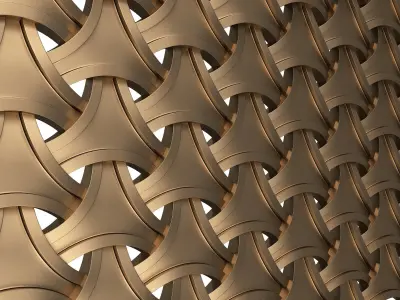 3D Wall Panel 014 Low-poly 3D model