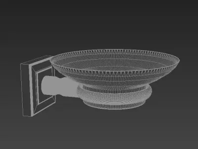 Violet Soap Dish 3D model