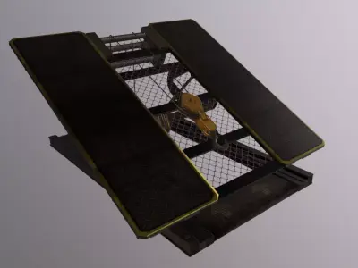 Truck Short Ramp Low-poly 3D model