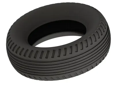 Premium Automotive Tyre 3D print model