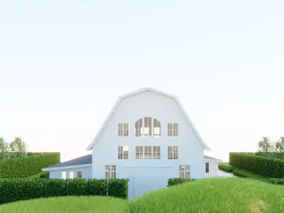 Wedding Venue Barn 3D model