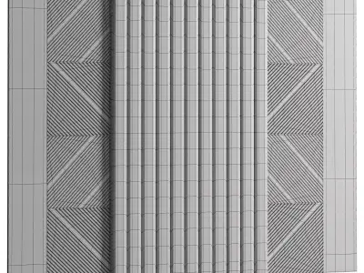 wall panels 031 3D model