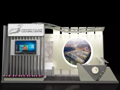 Booth Exhibition Stand a259  3D model