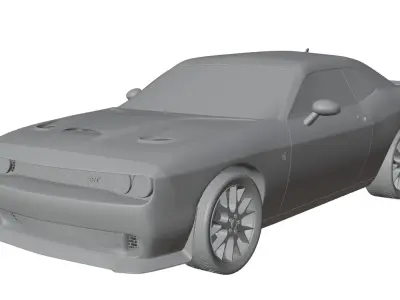 Dodge Challenger SRT Hellcat 2015 3D model