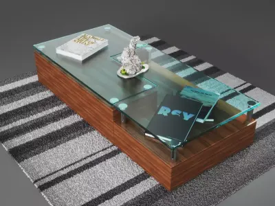 Center Table Low-poly 3D model