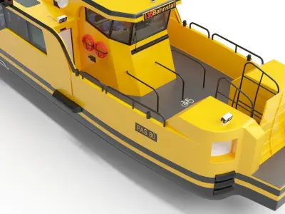 Copenhagen Waterbus PAS 80 3D model