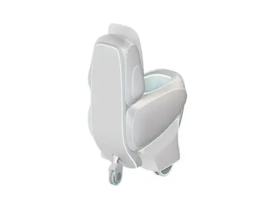 Cyber Bio Toilet Concept 3D model