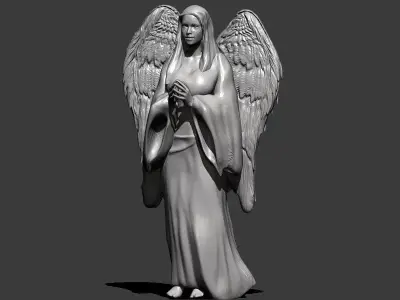 Angel Sculpture 3D print model