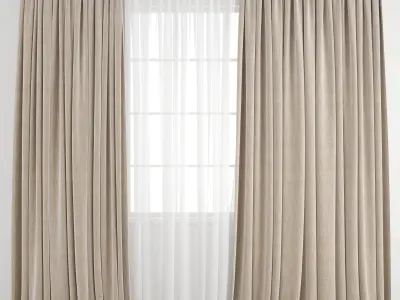 curtain 492 3D model