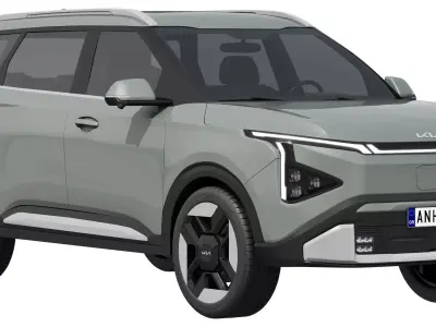 Kia Carens Clavis EV 2026 3D model