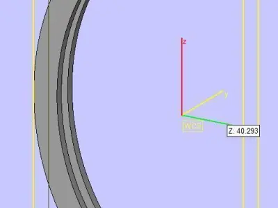 Earrings with gems 3D print model