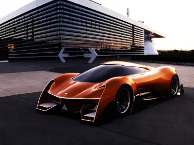 Antasena Supercar 3D model