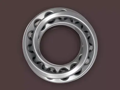 thouruswell stainless steel ball bearing 3D print model