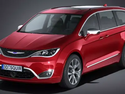 Chrysler Pacifica 2017 MPV 3D model