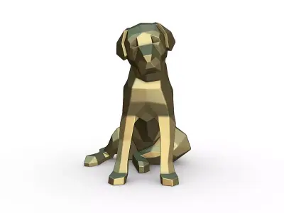 labrador 3D print model