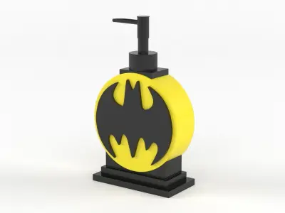 Batman Soap Lotion Dispenser 3D model