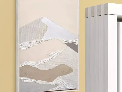 Plaster Two Frame 33 Low-poly 3D model