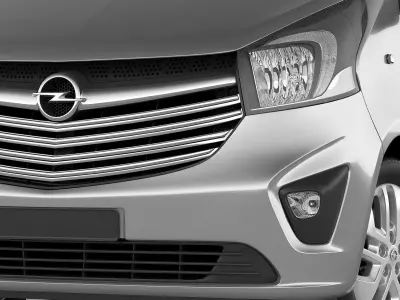 Opel Vauxhall Vivaro 2015 3D model