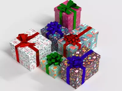 Gift Box 3D model